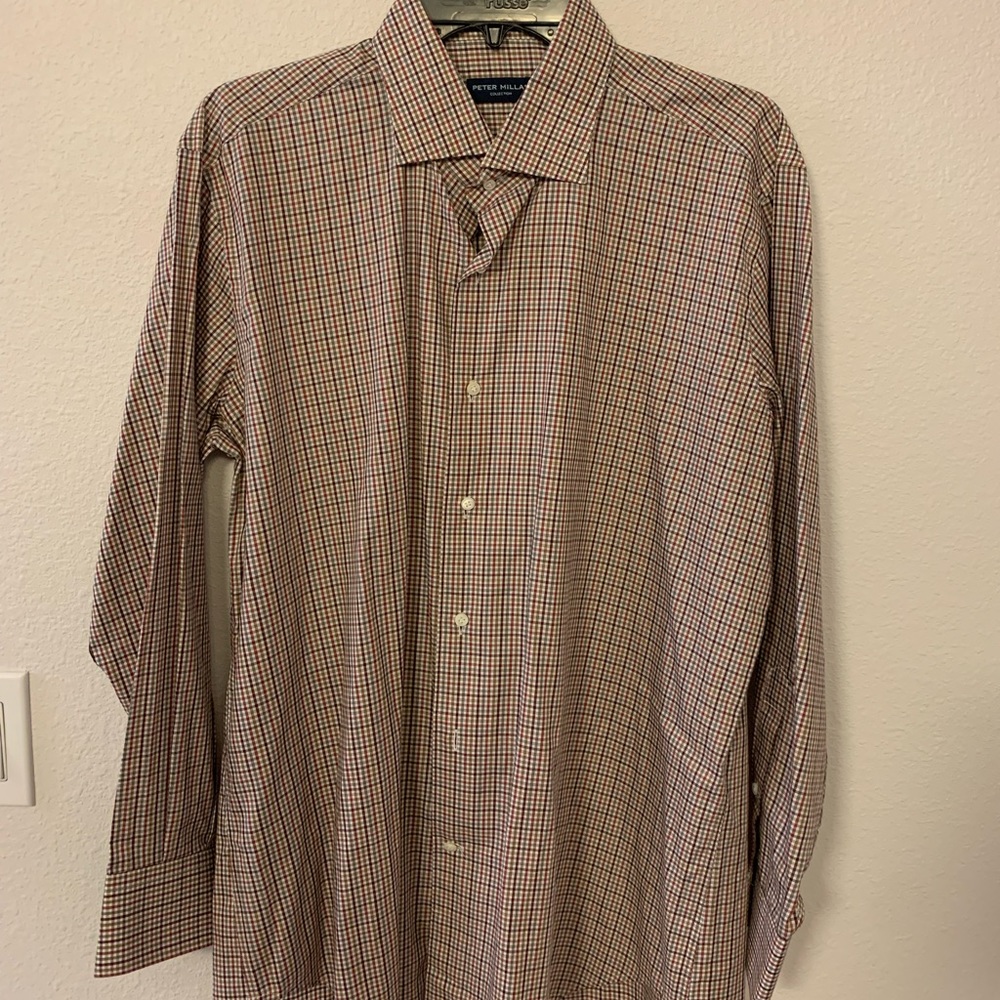 Peter Millar Dress Shirt Mens Large